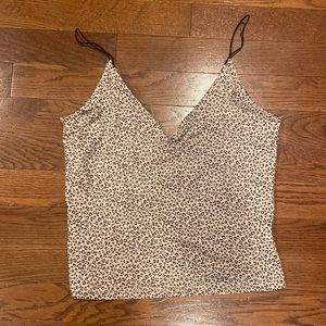 Gaze Cheetah Print Tank-Top